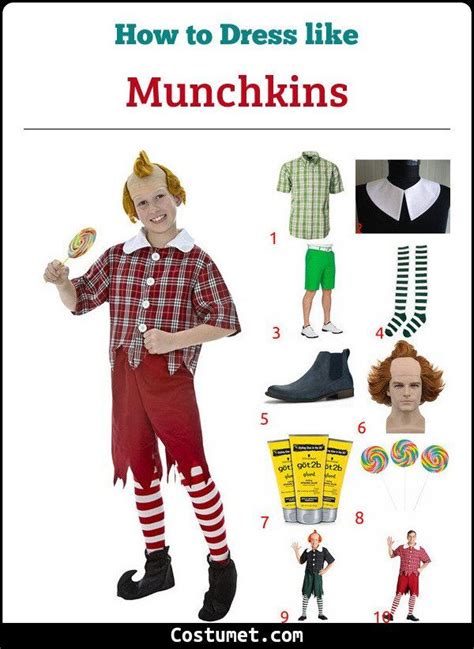 wizard of oz munchkins costumes|More.